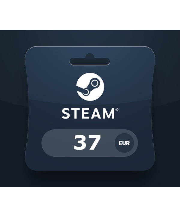 Steam Wallet Card €37 Activation Code Steam Key EUROPE